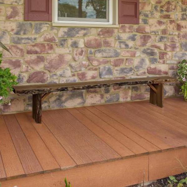 A & L Furniture Blue Mountain Wildwood Bench - Image 16