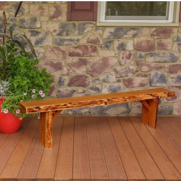 A & L Furniture Blue Mountain Wildwood Bench - Image 19