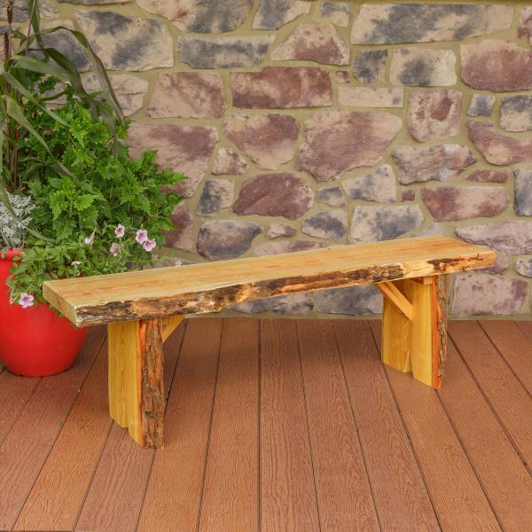 A & L Furniture Blue Mountain Wildwood Bench - Image 21