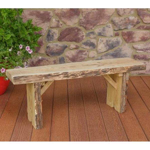 A & L Furniture Blue Mountain Wildwood Bench - Image 22