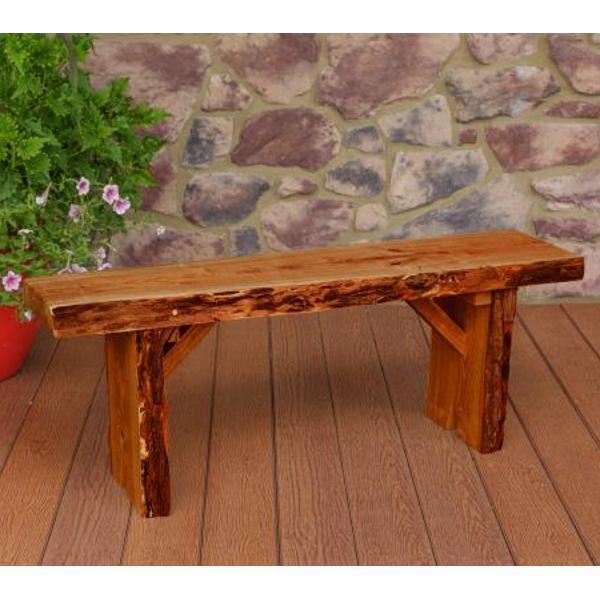 A & L Furniture Blue Mountain Wildwood Bench - Image 23