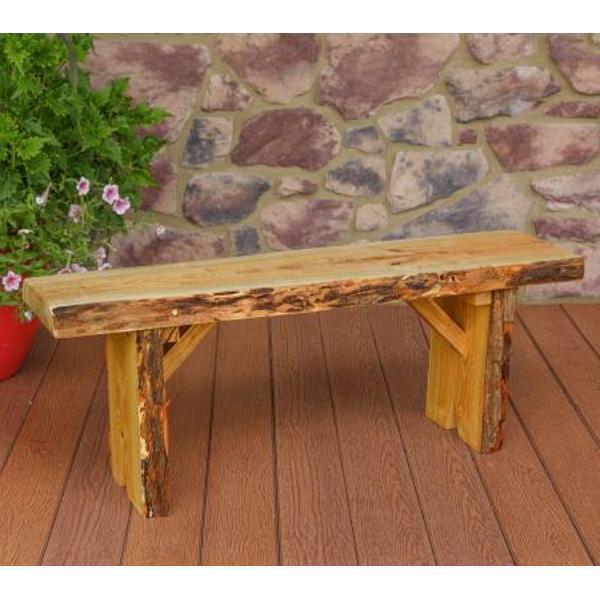 A & L Furniture Blue Mountain Wildwood Bench - Image 25