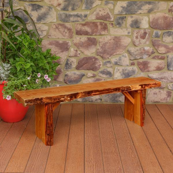 A & L Furniture Blue Mountain Wildwood Bench - Image 9