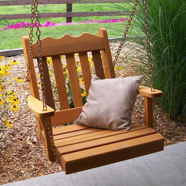 A & L Furniture Cedar Royal English Swing - Image 3