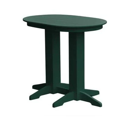 A & L Furniture Oval Bar Table- Specify for FREE 2" Umbrella Hole - Image 10
