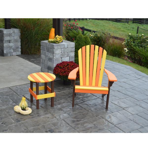 A & L Furniture Poly Fanback Adirondack Chair- Seasonal Color Combos - Image 5