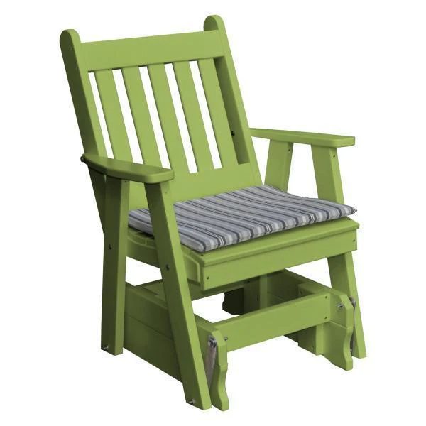 A & L Furniture Poly Traditional English Gliding Chair - Image 7