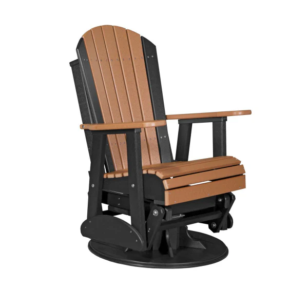 LuxCraft 2' Adirondack Swivel Glider Chair - Image 4