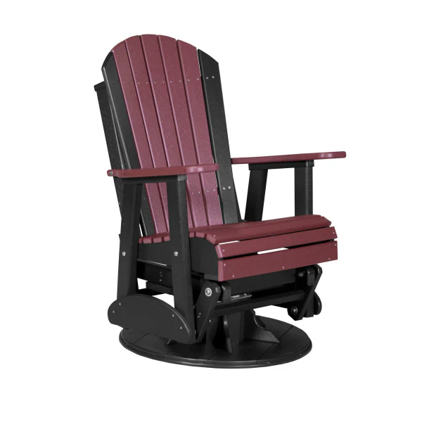 LuxCraft 2' Adirondack Swivel Glider Chair - Image 6