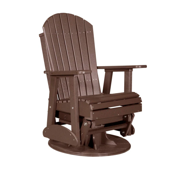 LuxCraft 2' Adirondack Swivel Glider Chair - Image 7