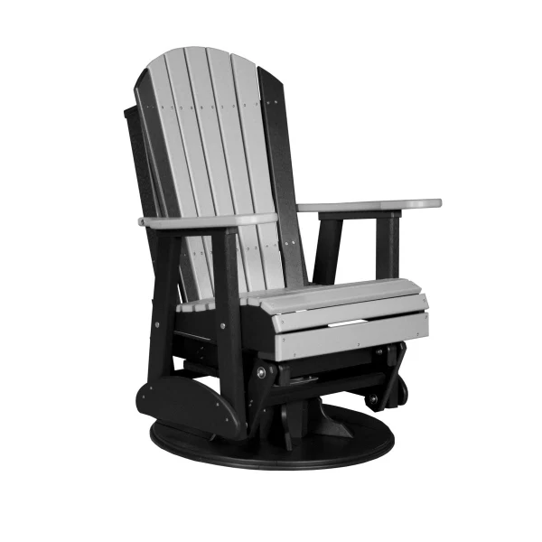 LuxCraft 2' Adirondack Swivel Glider Chair - Image 8