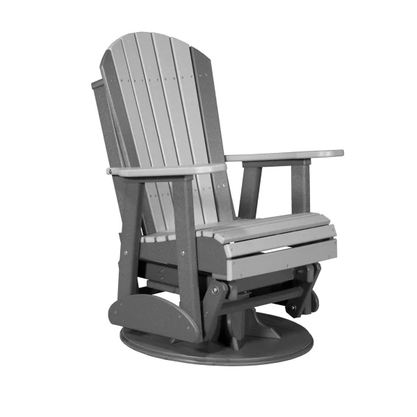 LuxCraft 2' Adirondack Swivel Glider Chair - Image 9