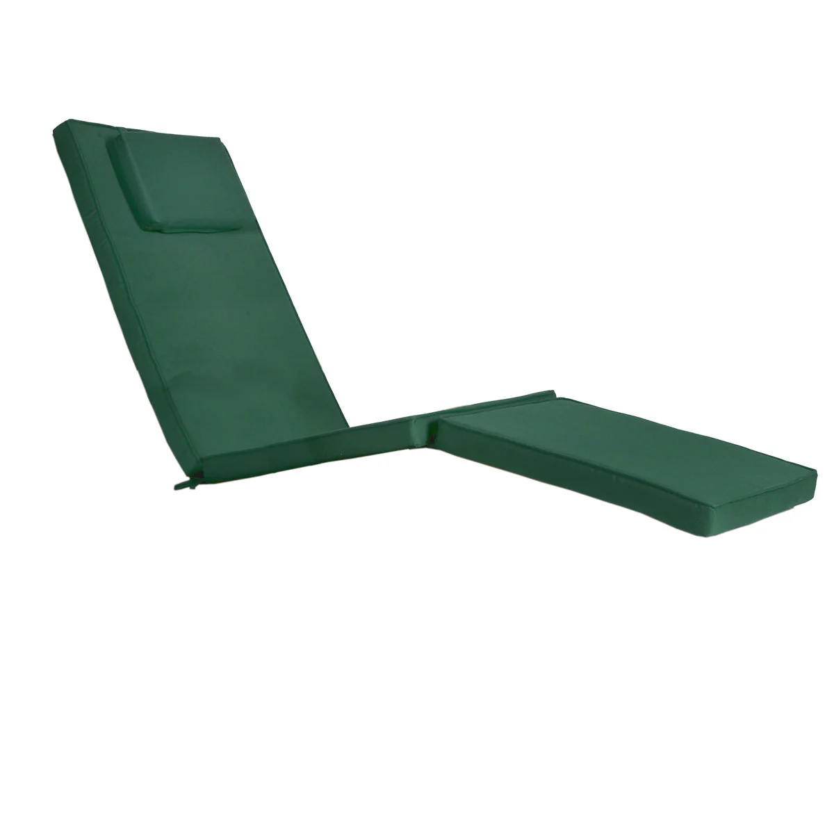 All Things Cedar 5-Position Steamer Chair with Green Cushions TF53-G - Image 4