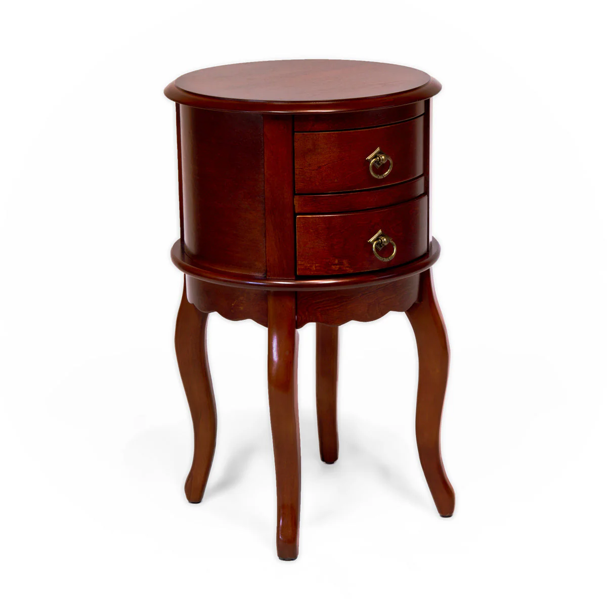 All Things Cedar Twin Drawer Round Hall Table DS009 - Image 2