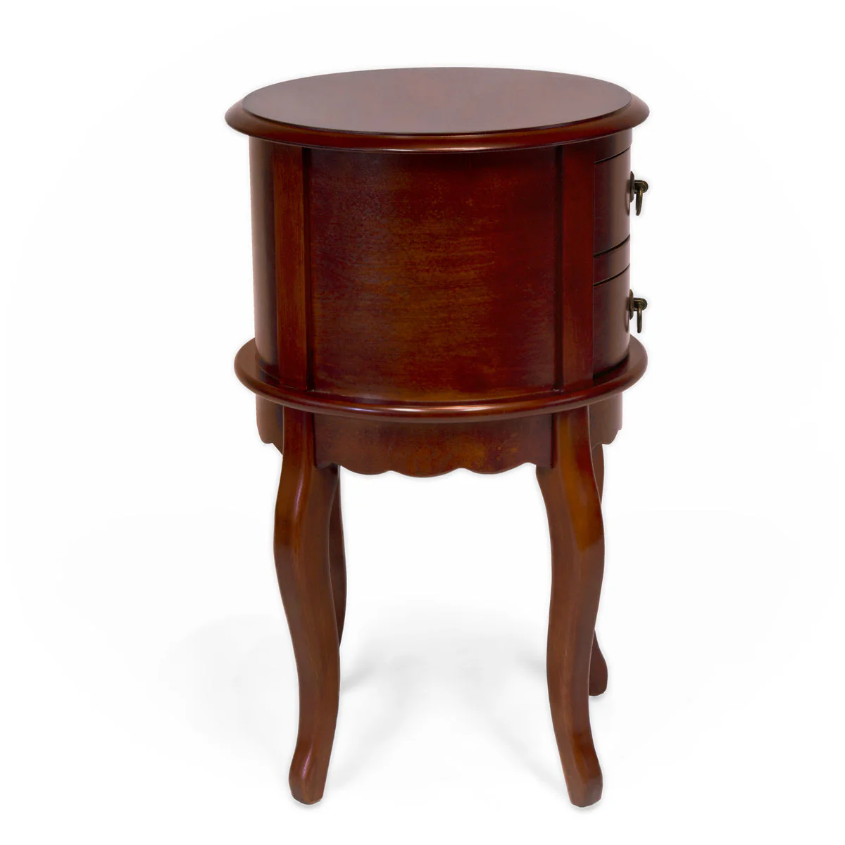 All Things Cedar Twin Drawer Round Hall Table DS009 - Image 3