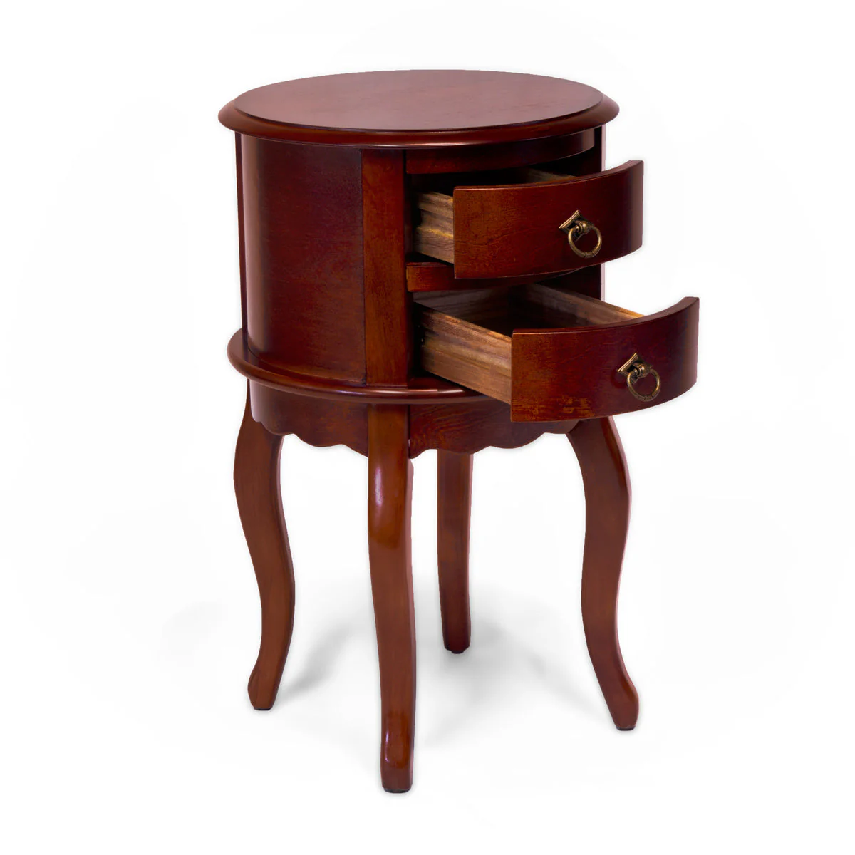 All Things Cedar Twin Drawer Round Hall Table DS009 - Image 4
