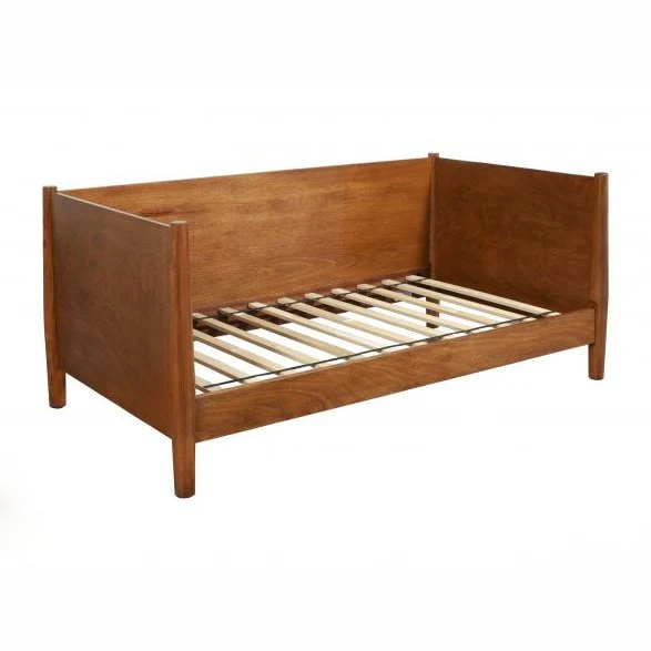 Alpine Furniture Flynn Mid Century Modern Twin Size Day Bed, Acorn 966-09T - Image 4