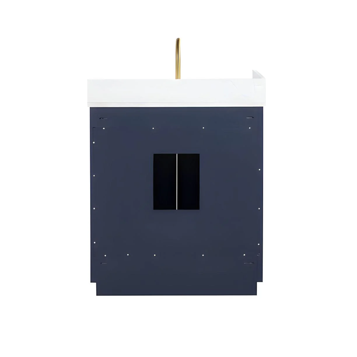 Altair Design Gavino 30" Single Bathroom Vanity in Royal Blue with Grain White Composite Stone Countertop - Image 15