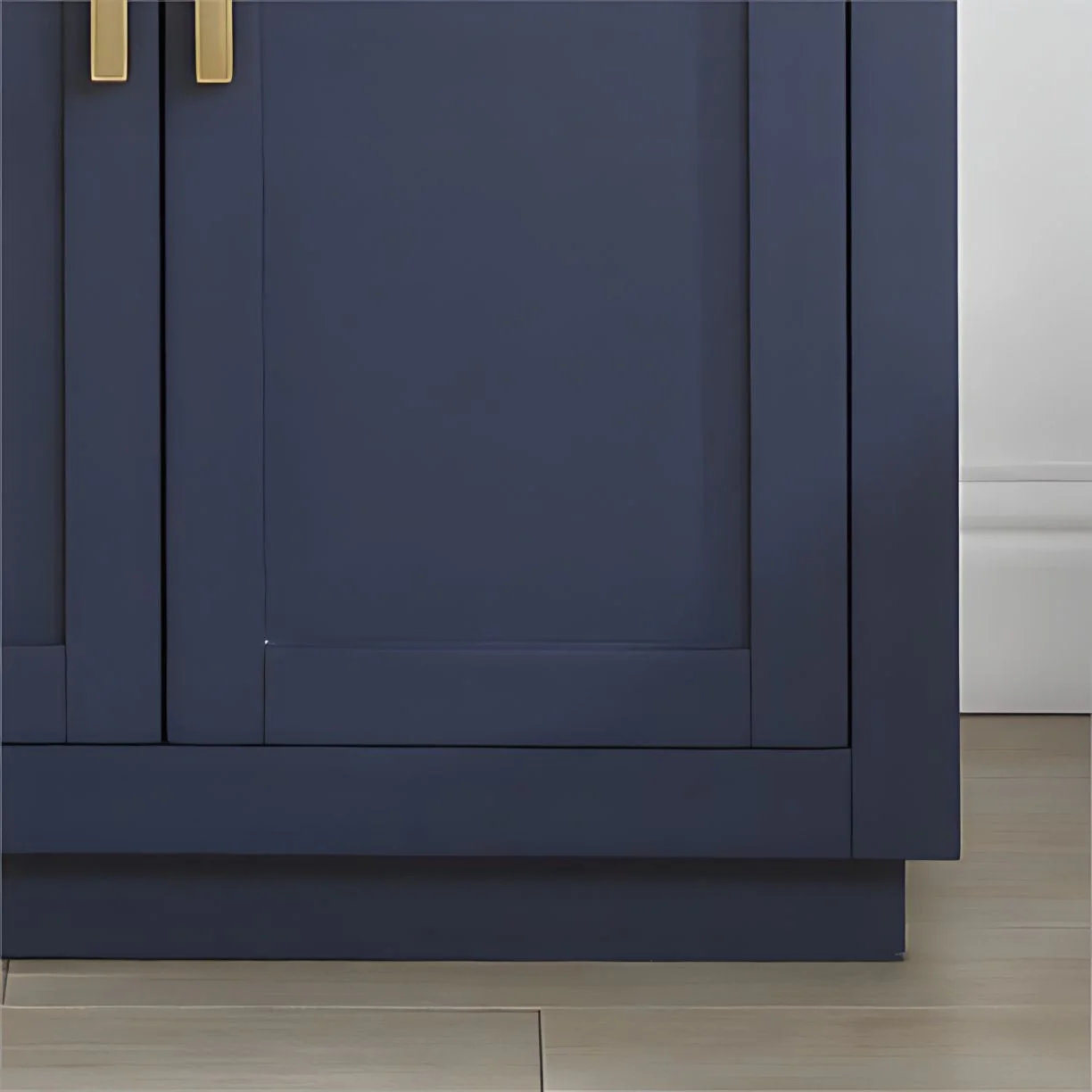 Altair Design Gavino 30" Single Bathroom Vanity in Royal Blue with Grain White Composite Stone Countertop - Image 4