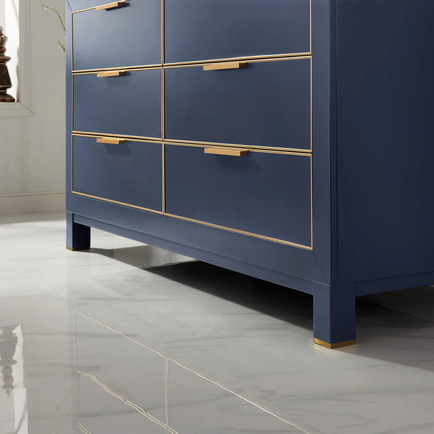 Altair Design Jackson 60" Double Bathroom Vanity Set in Royal Blue and Aosta White Composite Stone Countertop - Image 15