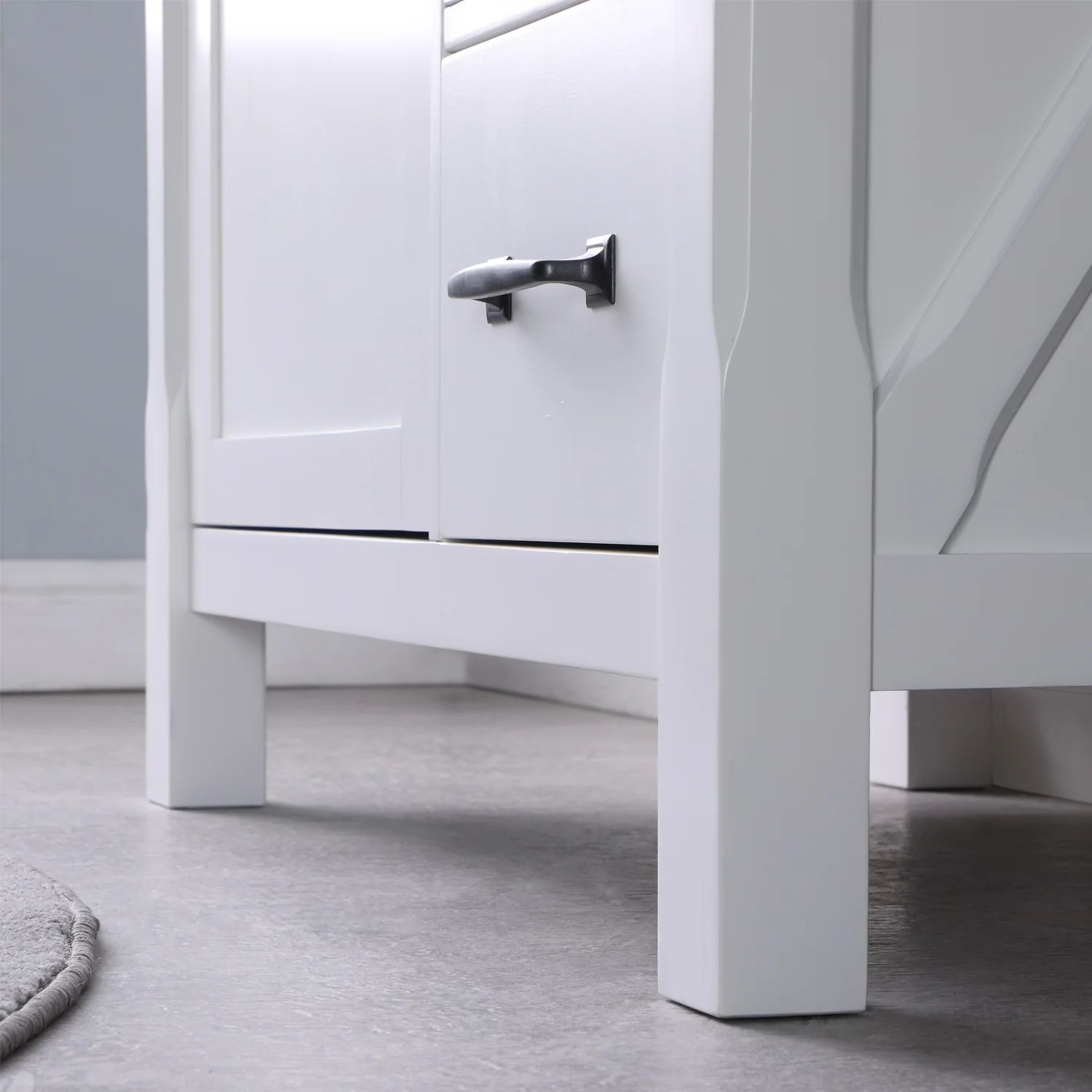 Altair Design Maribella 36" Single Bathroom Vanity Set in White and Carrara White Marble Countertop - Image 16