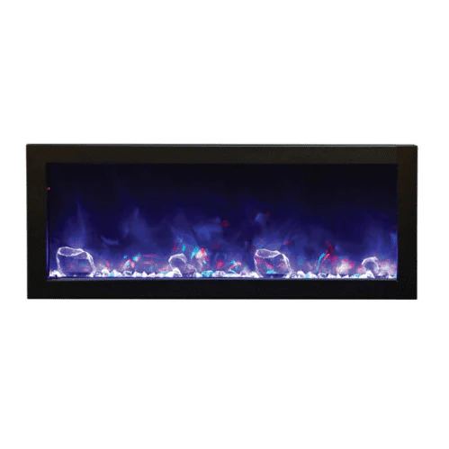 Amantii Panorama Slim Smart Electric Fireplace Indoor/Outdoor Built-in - Image 2