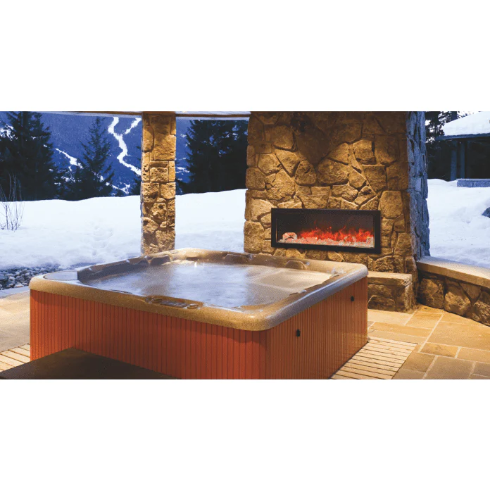 Amantii Panorama Slim Smart Electric Fireplace Indoor/Outdoor Built-in - Image 3