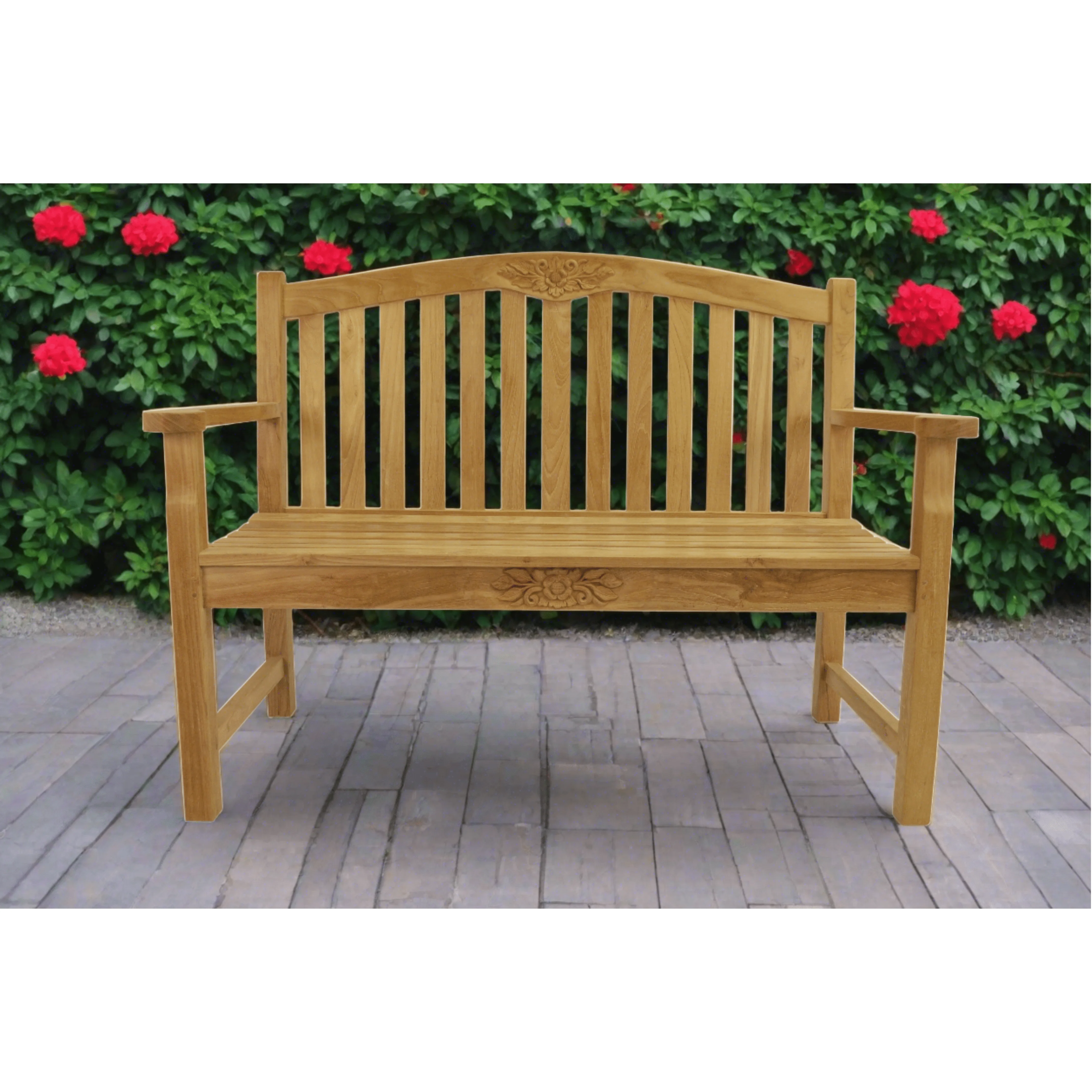 Anderson Teak 50" Round Rose Bench BH-050RS