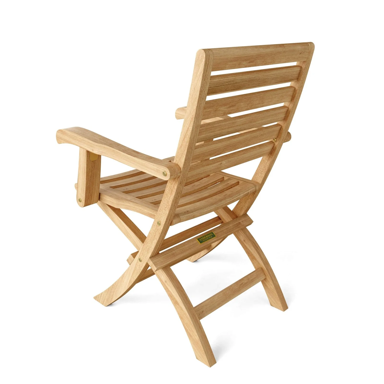 Anderson Teak Andrew Folding Armchair (sell & price per 2 chairs only) CHF-109 - Image 4