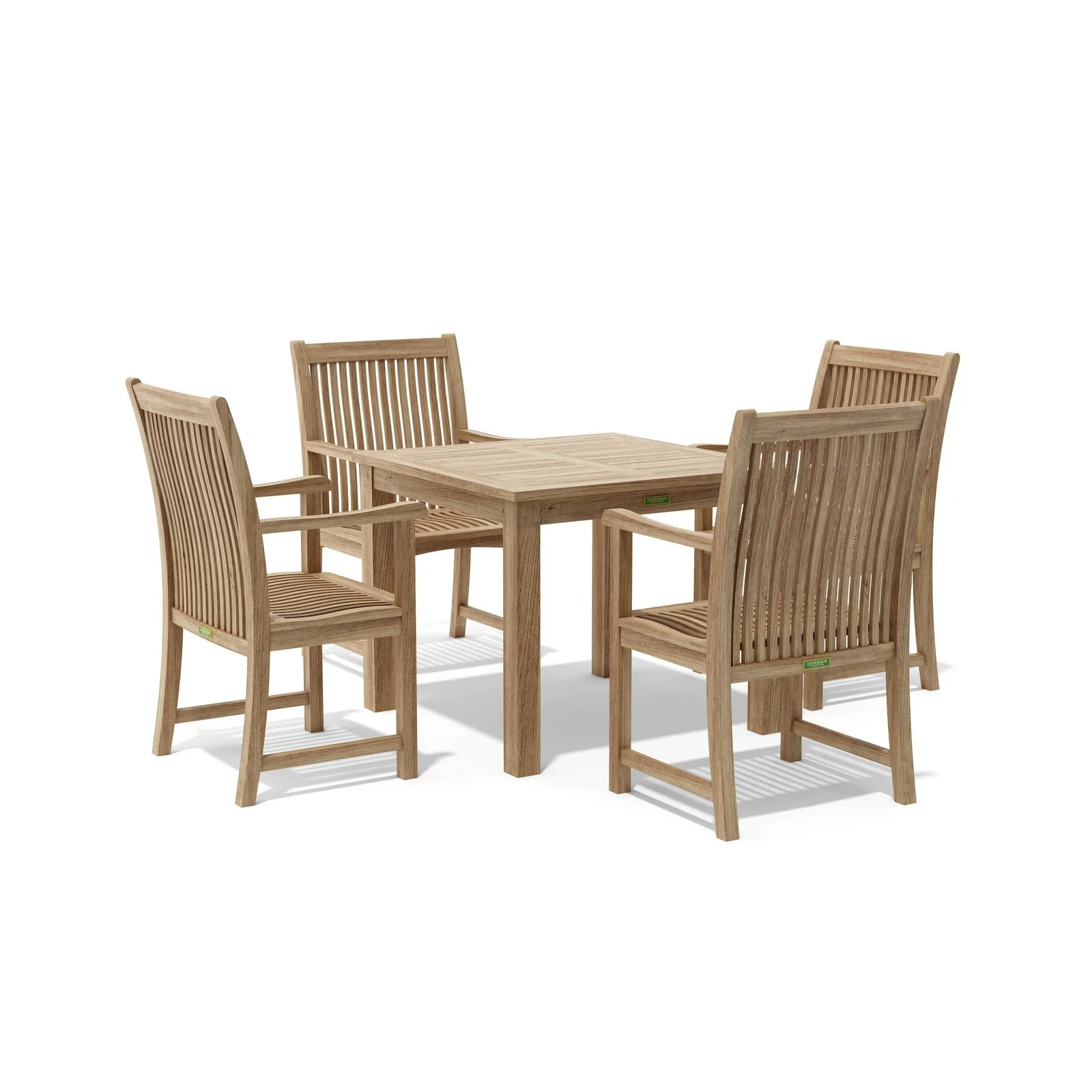 Anderson Teak Bahama Chicago 5-pieces Bistro Set Set-11 - Image 4