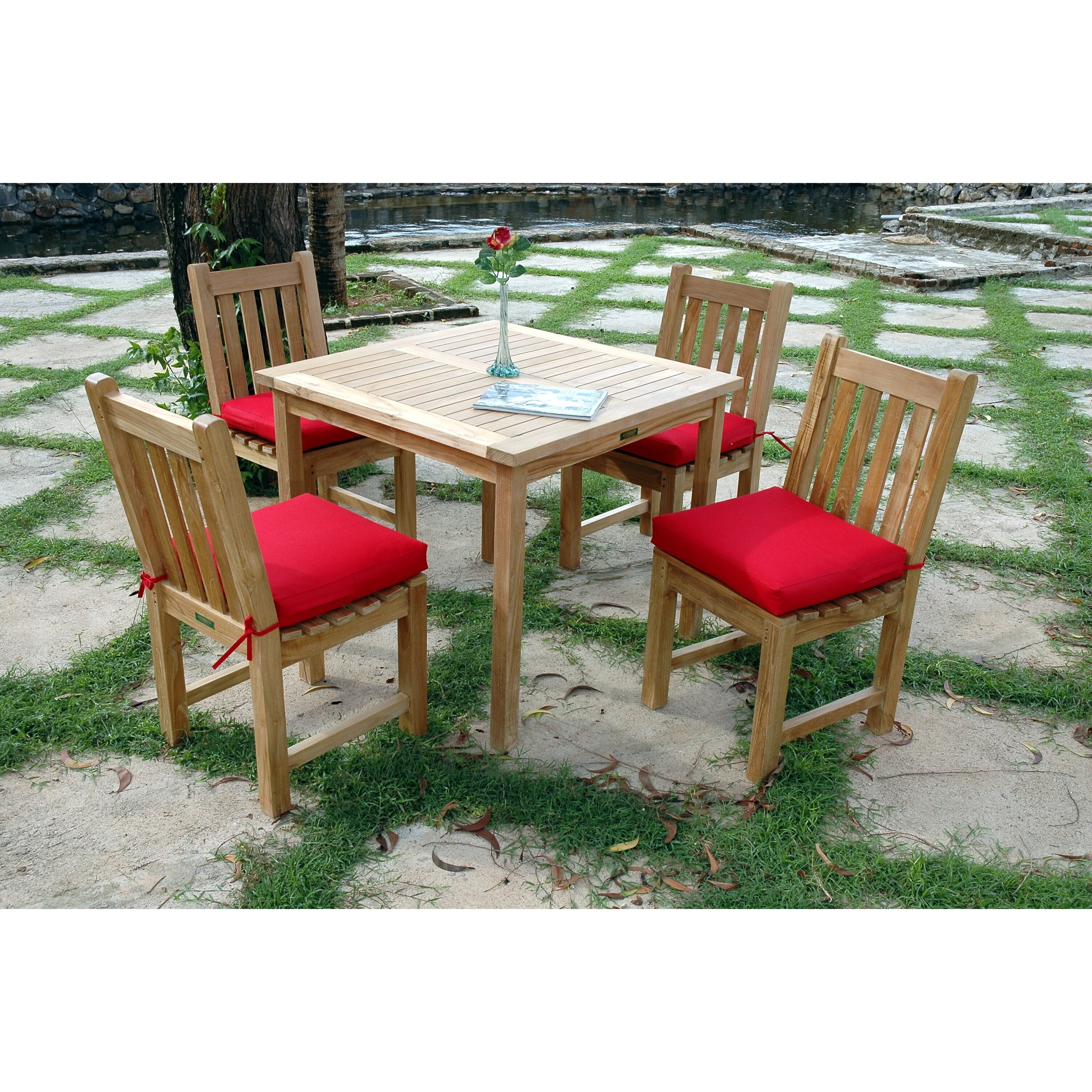 Anderson Teak Bahama Classic 5-pieces Dining Set Set-25