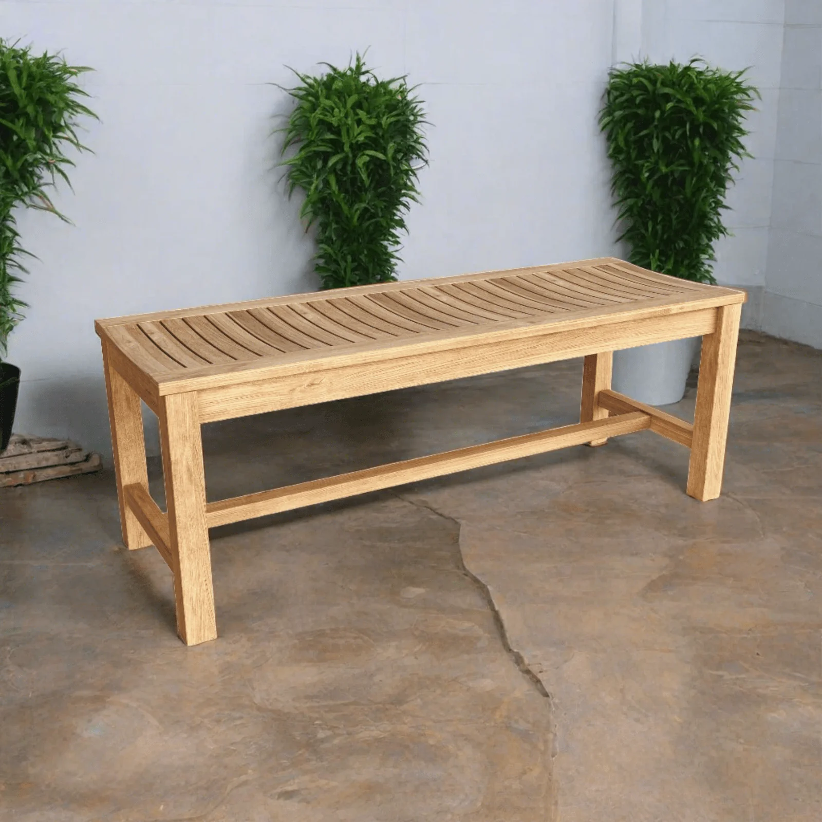 Anderson Teak Casablanca 2-Seater Backless Bench BH-448B