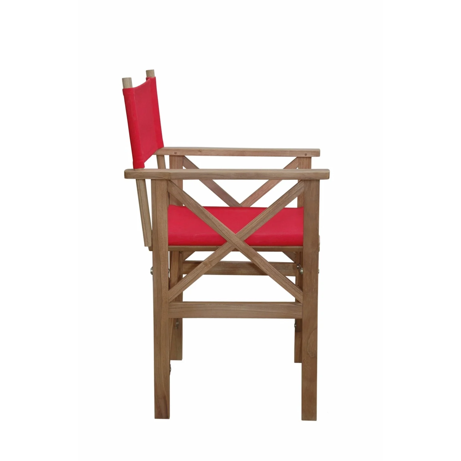 Anderson Teak Director Folding Armchair w/ Canvas (sold as a pair) CHF-2088 - Image 4