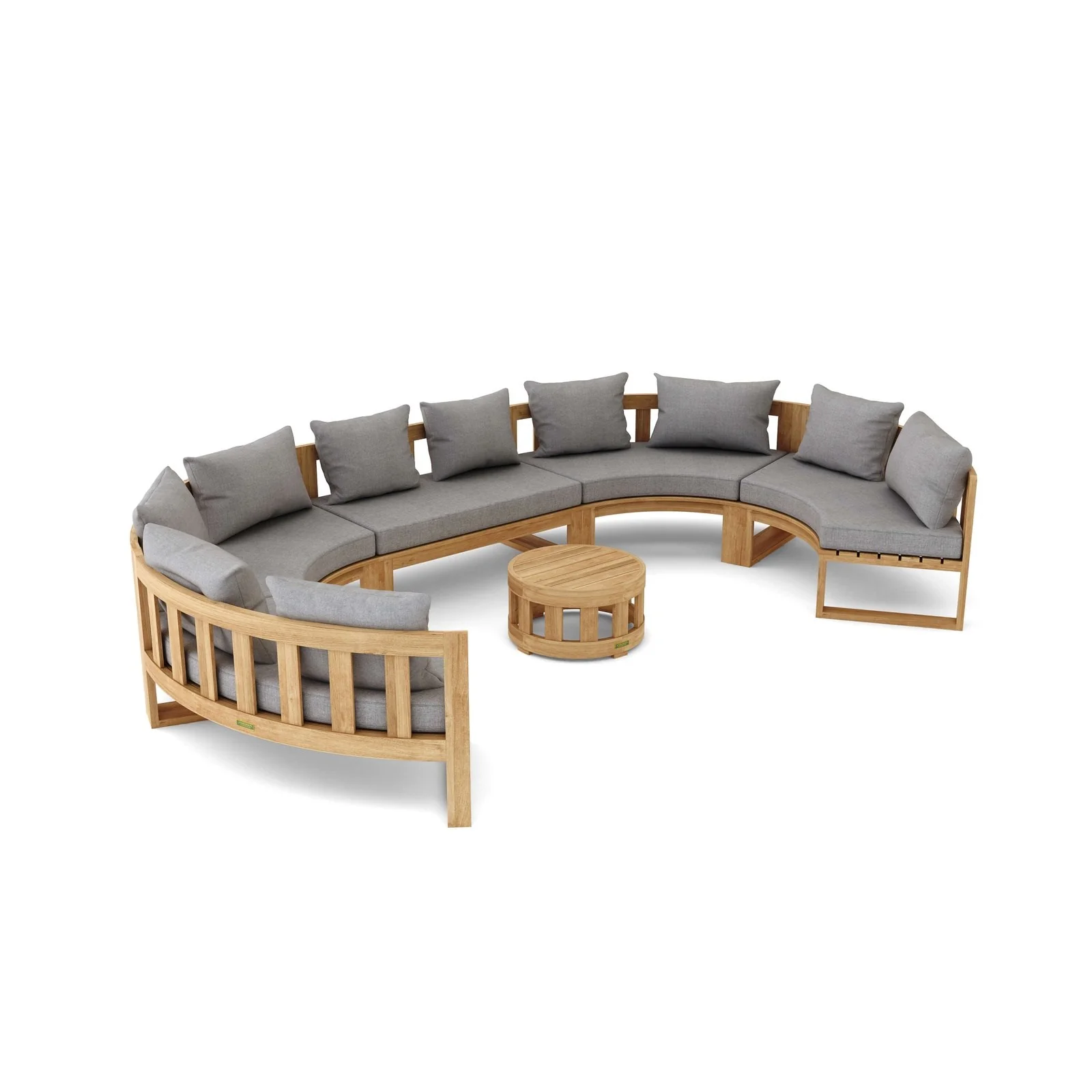 Anderson Teak SET-812 Circular Modular Deep Seating Set SET-812 - Image 2