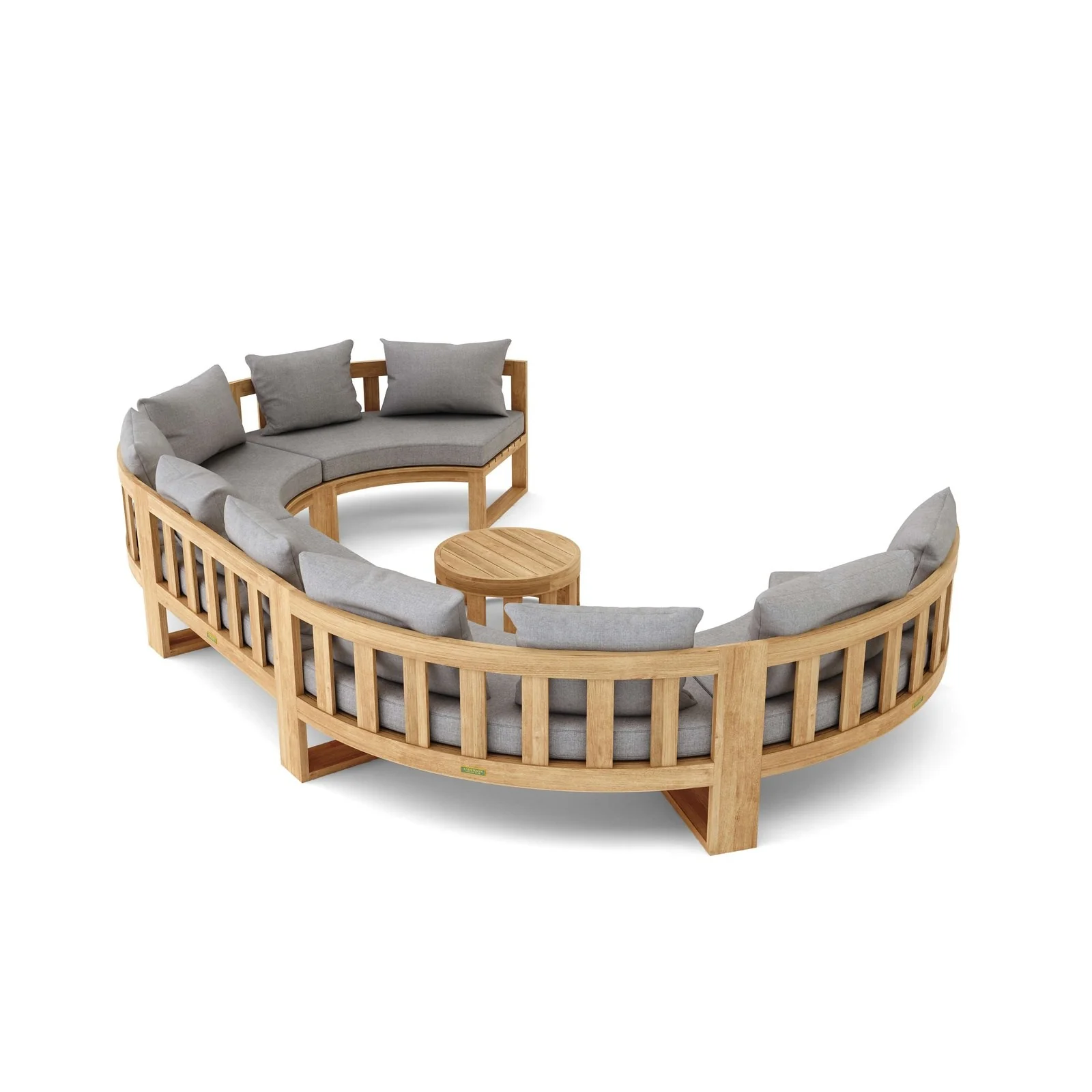 Anderson Teak SET-812 Circular Modular Deep Seating Set SET-812 - Image 3