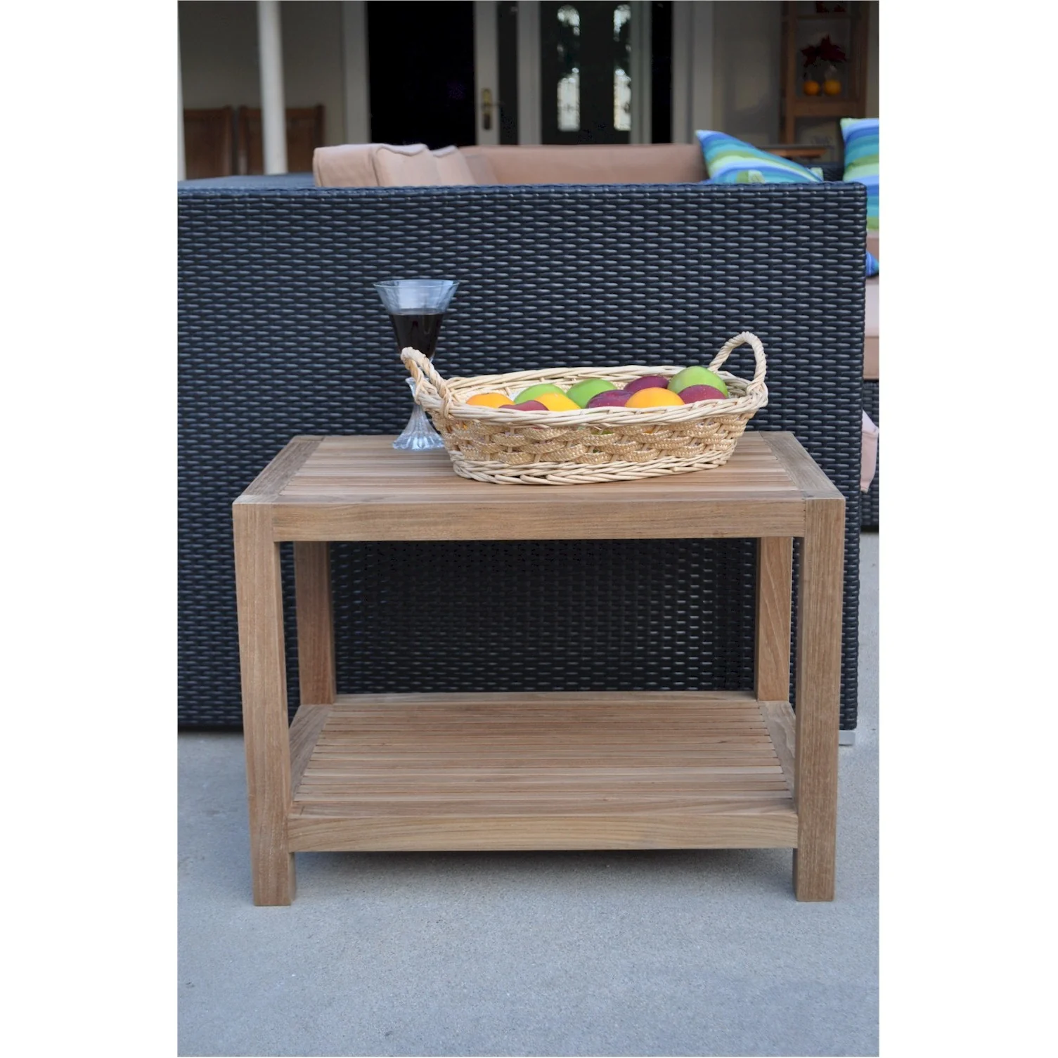 Anderson Teak Windsor Side Table 2-Tier TB-024SS - Image 2
