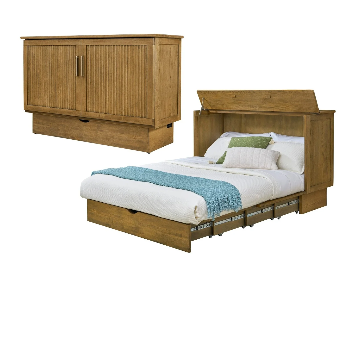 Arason Creden-ZzZ Key West Queen Size Chest Murphy Cabinet Bed - Image 4