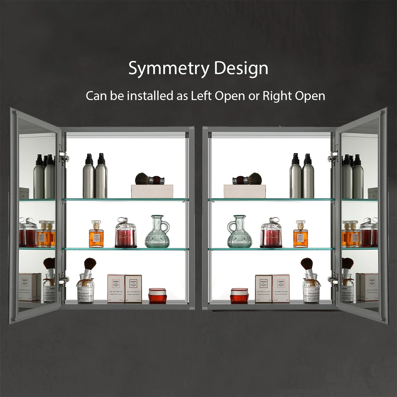 Blossom Aluminum Medicine Cabinet with Mirror – MC8 2026 - Image 3