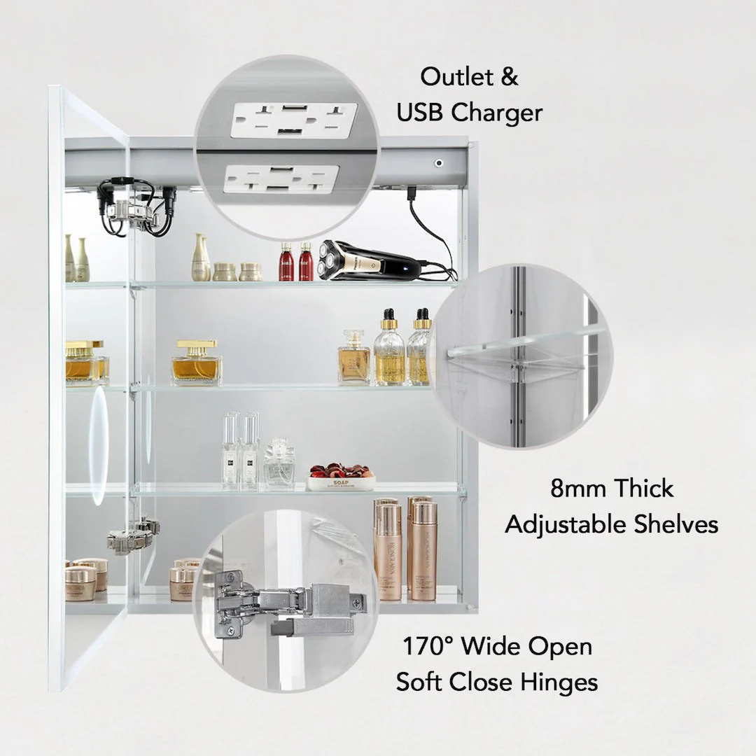 Blossom Asta – 20 Inches LED Medicine Cabinet - Image 19