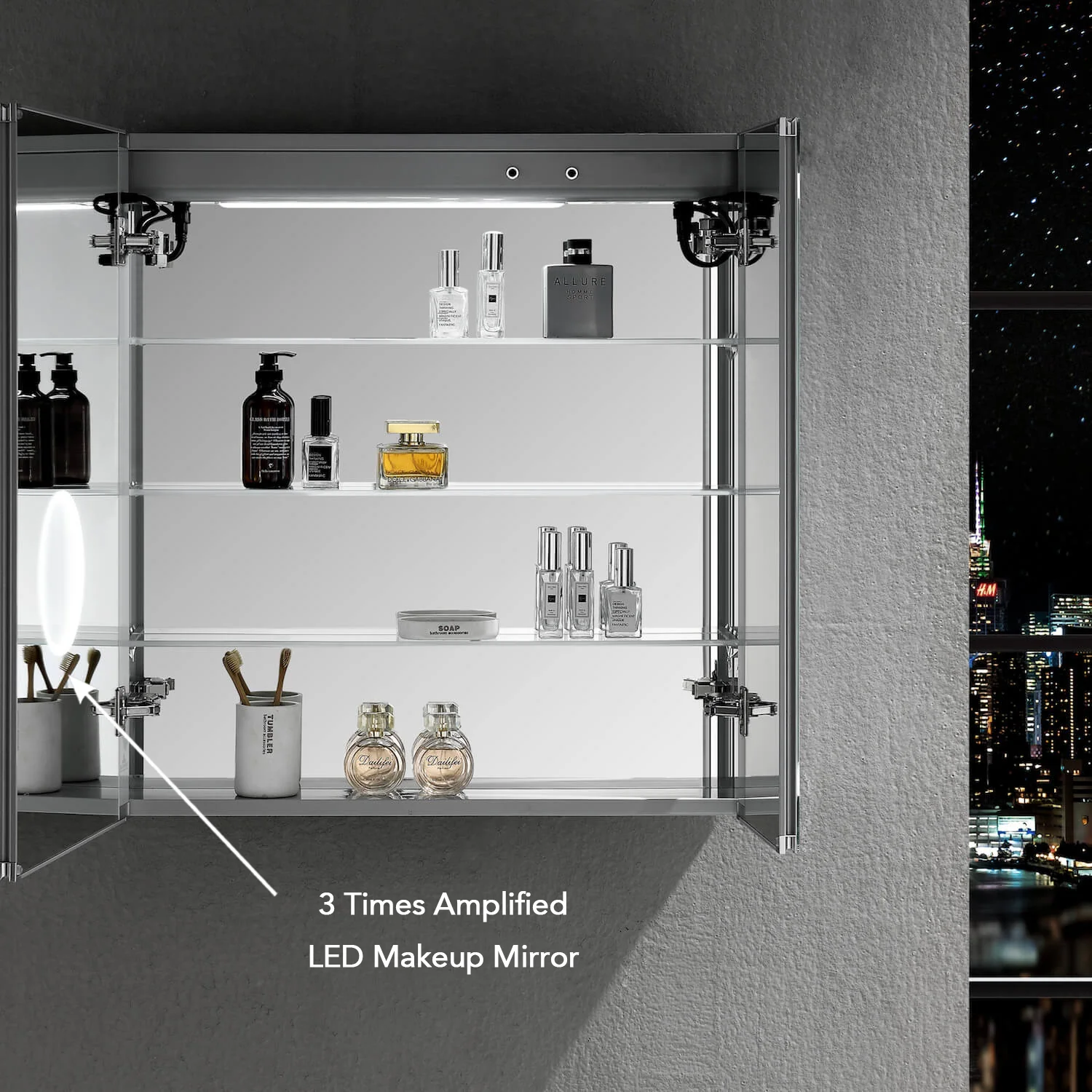 Blossom Asta – 30 Inches LED Medicine Cabinet - Image 5