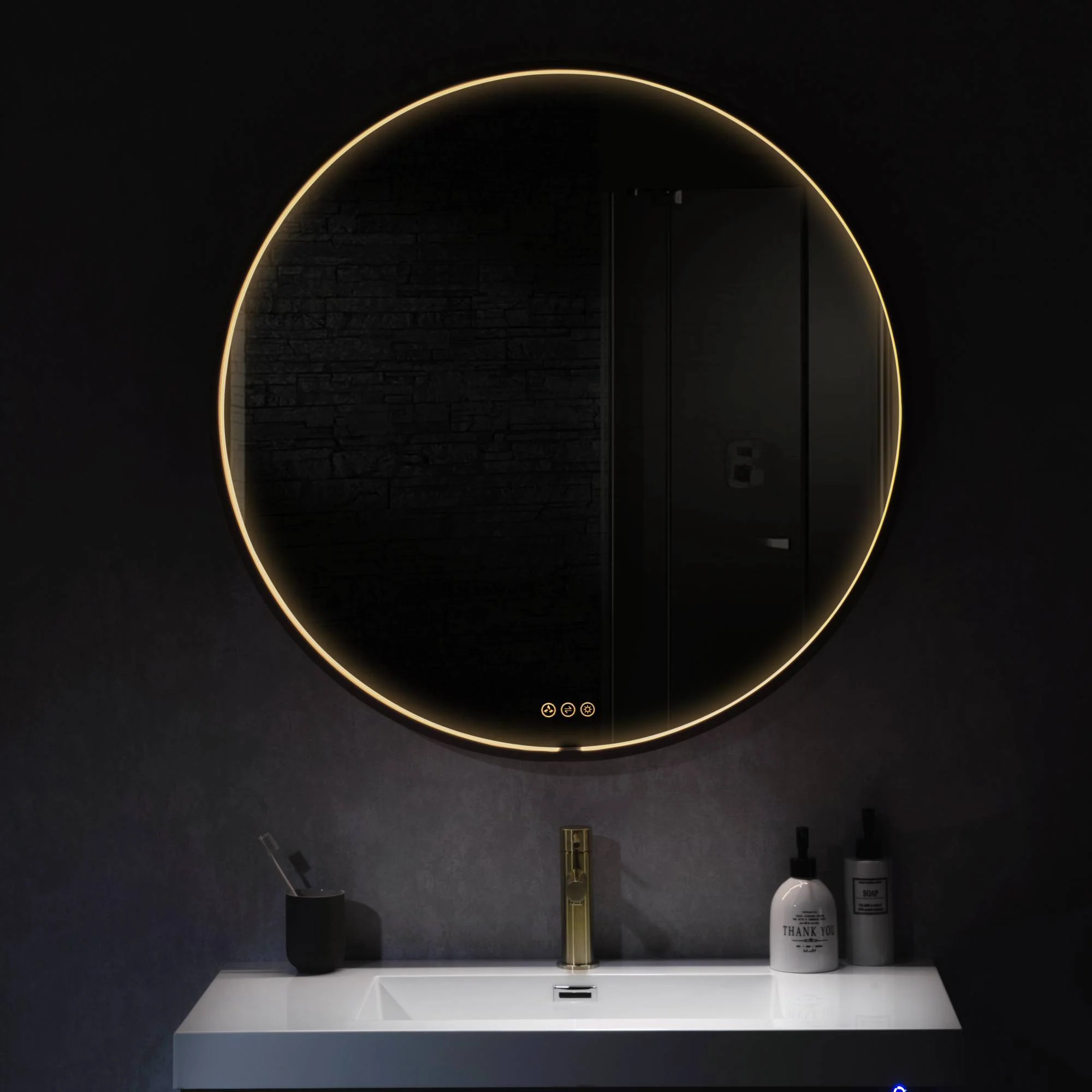 Blossom Oskar 32 Inch Round LED Mirror - Image 24