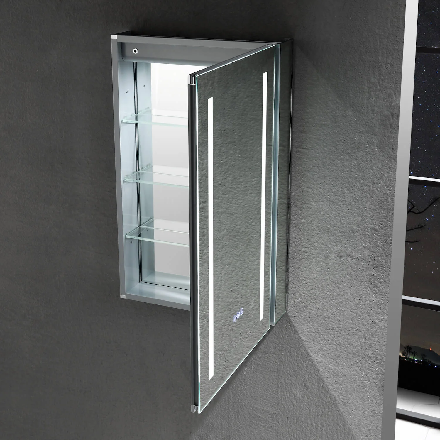 Blossom Pillar – 20 Inches LED Medicine Cabinet - Image 19