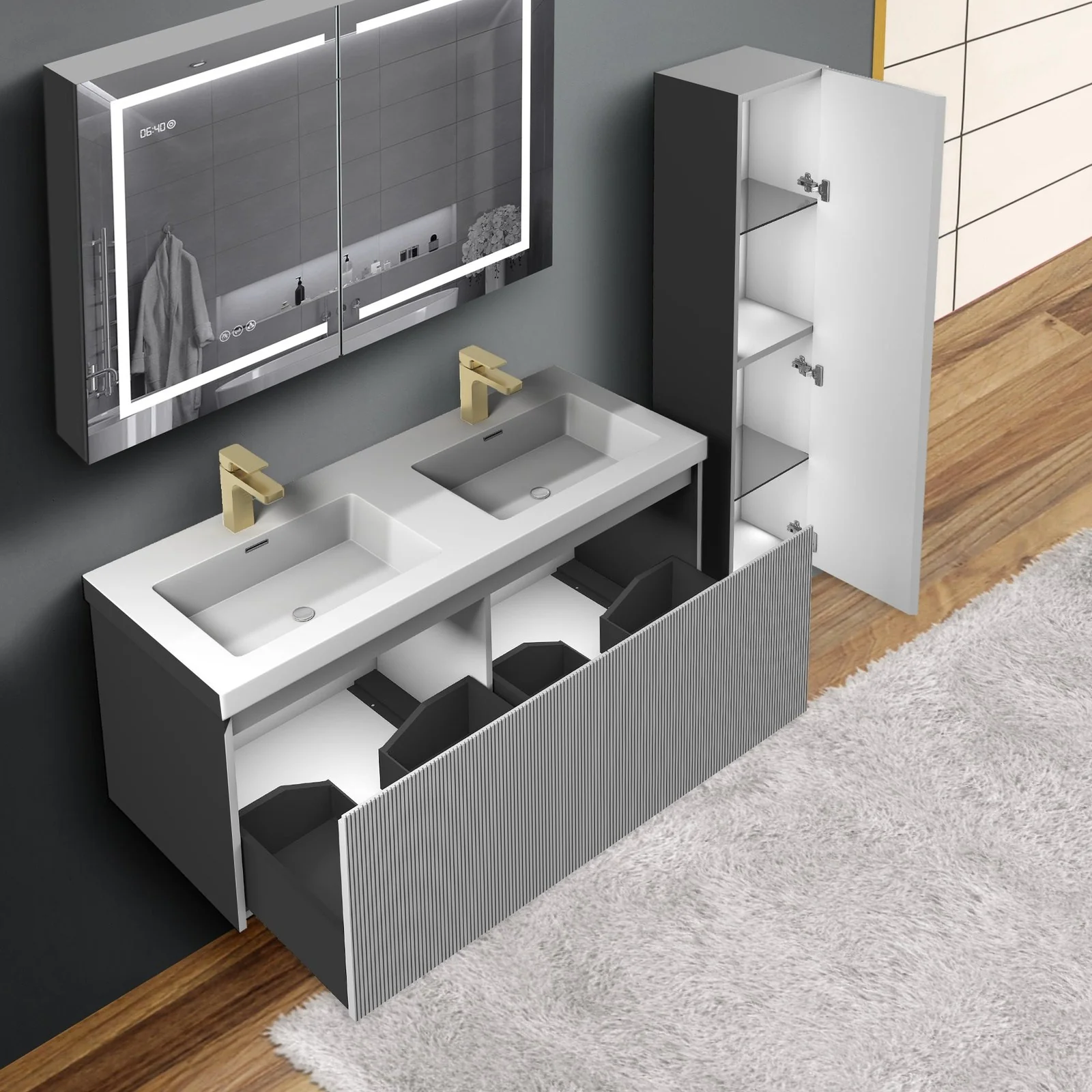 Blossom Positano 48″ Double Vanity - Image 14