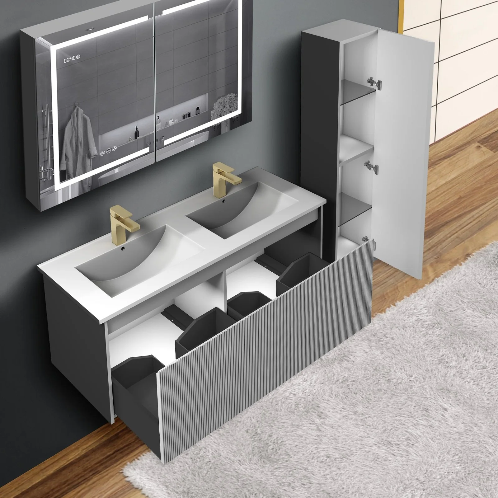 Blossom Positano 48″ Double Vanity - Image 17