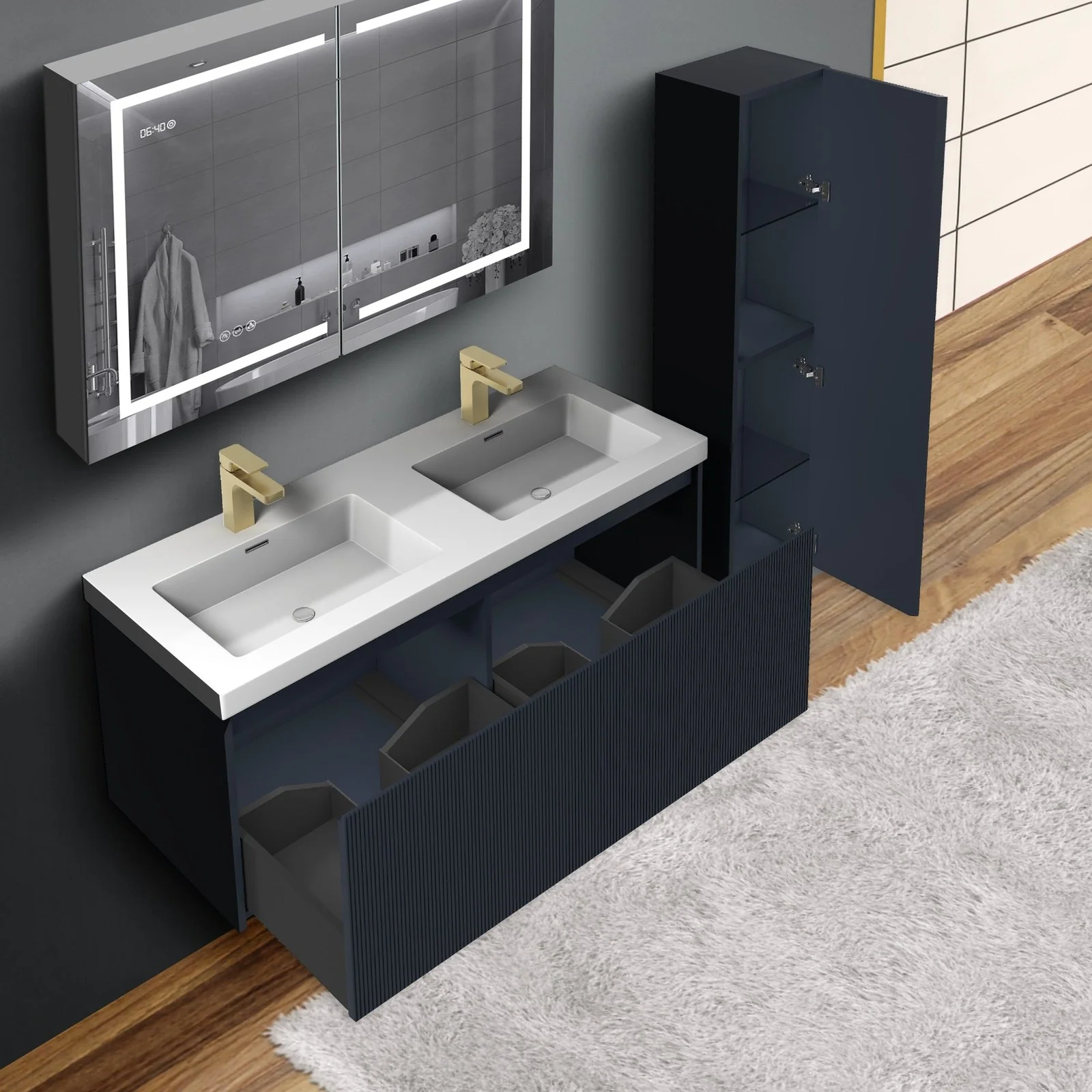 Blossom Positano 48″ Double Vanity - Image 29
