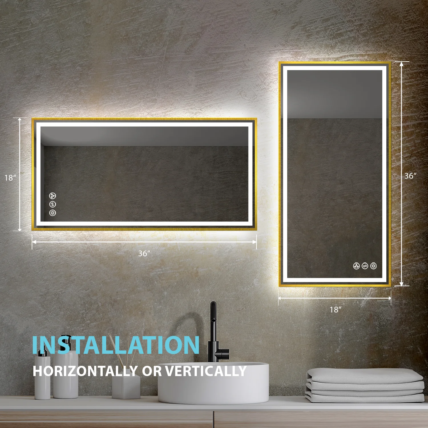 Blossom Stellar 18 Inch LED Mirror - Image 11