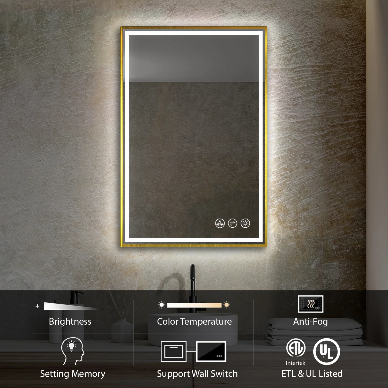 Blossom Stellar 24 Inch LED Mirror - Image 13