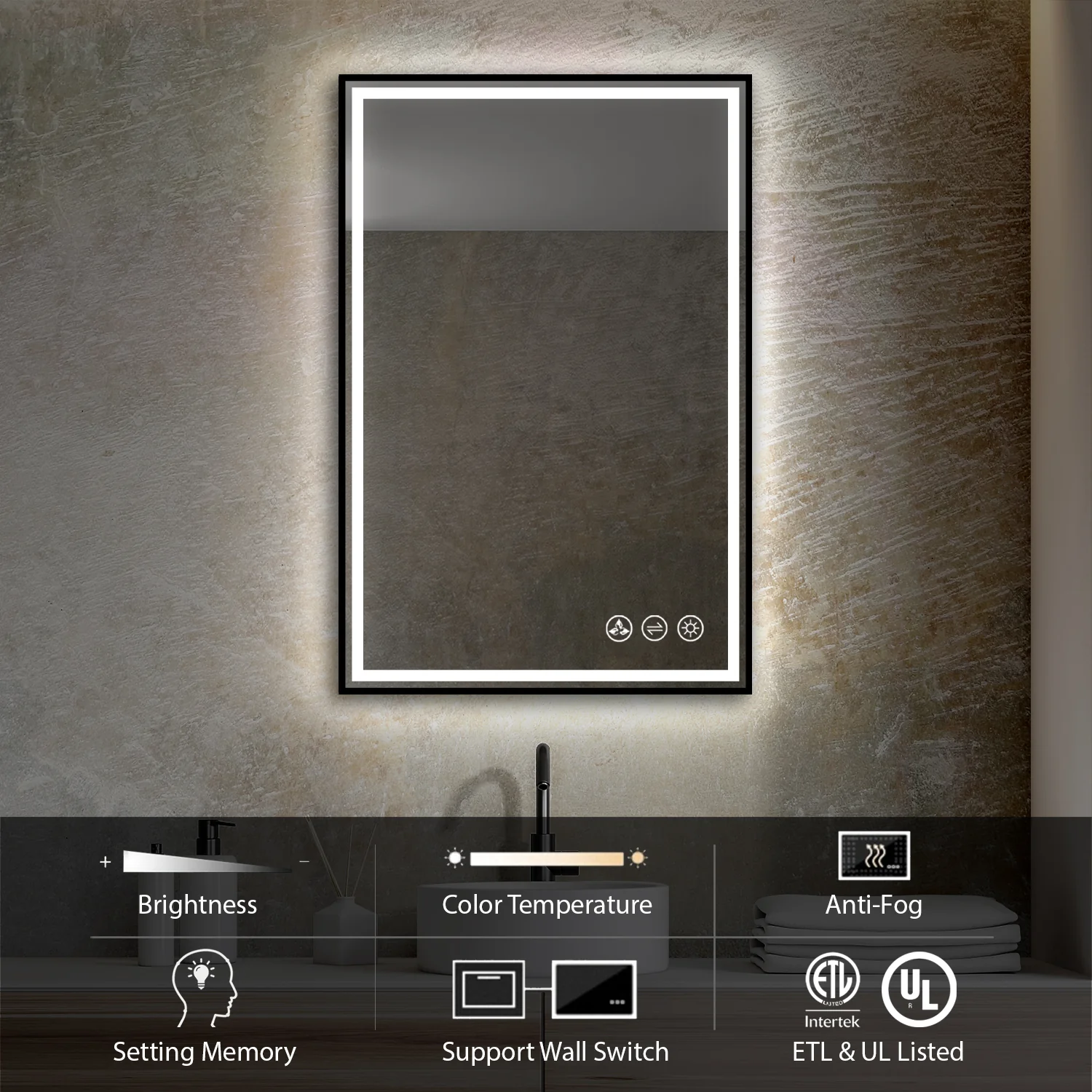 Blossom Stellar 24 Inch LED Mirror - Image 4