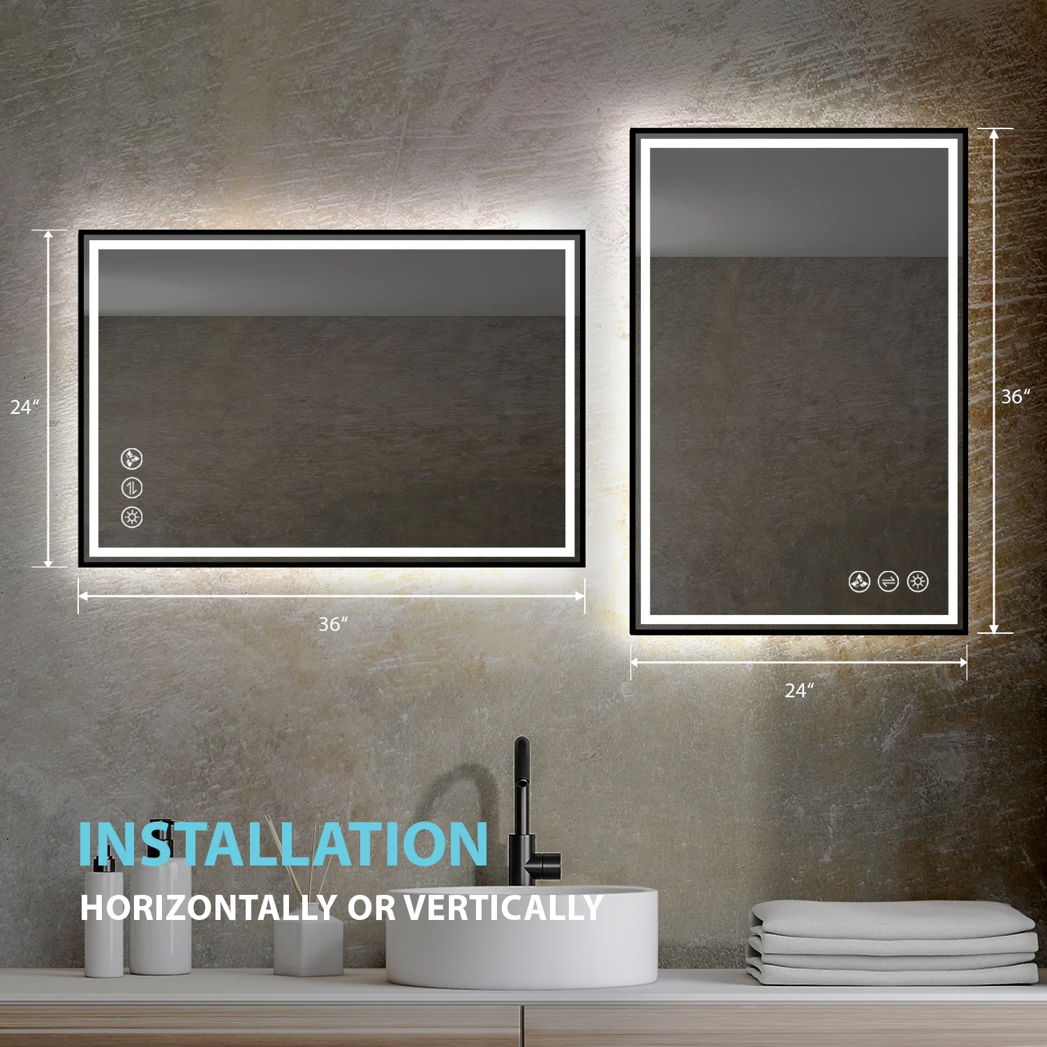 Blossom Stellar 24 Inch LED Mirror - Image 5