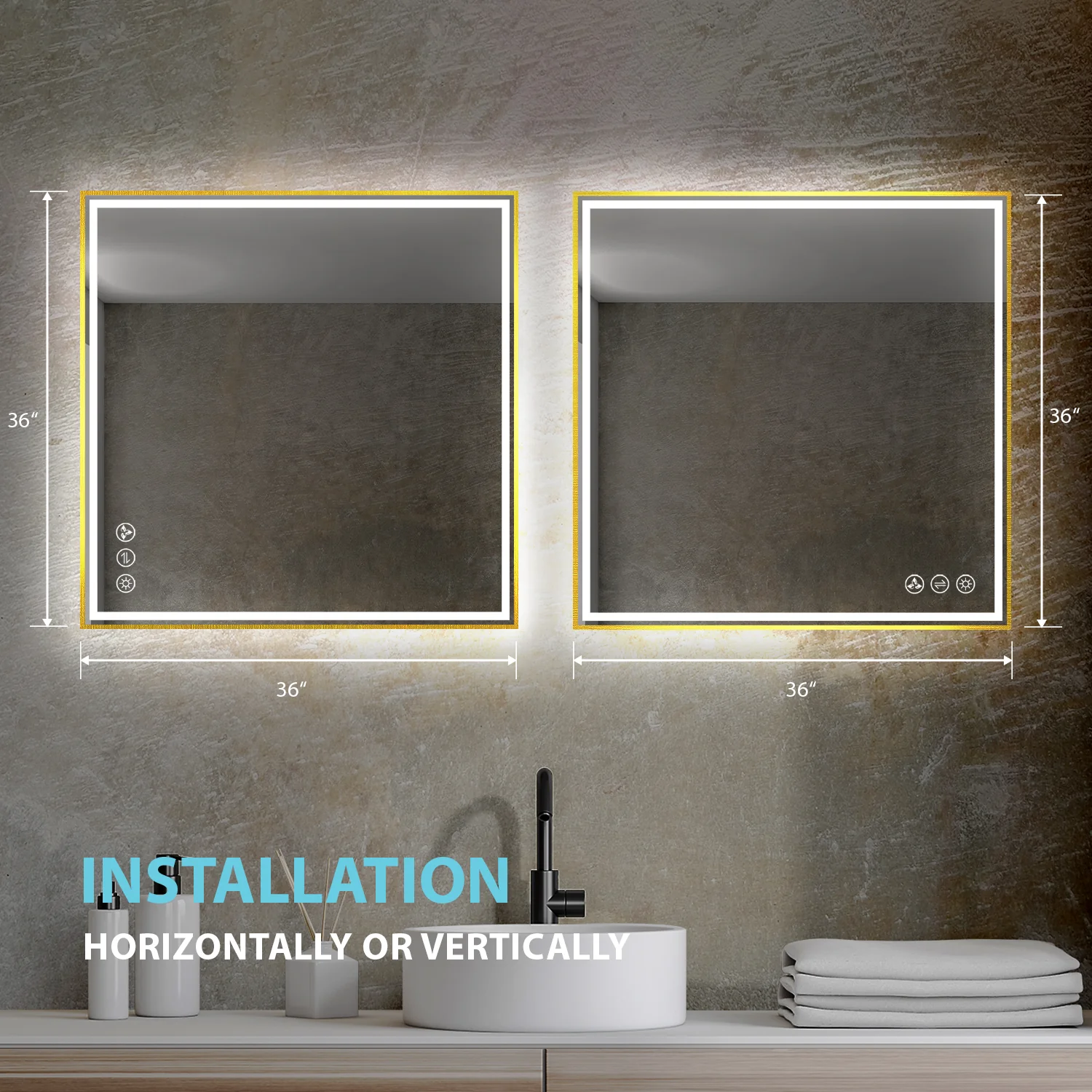 Blossom Stellar 36 Inch LED Mirror - Image 12